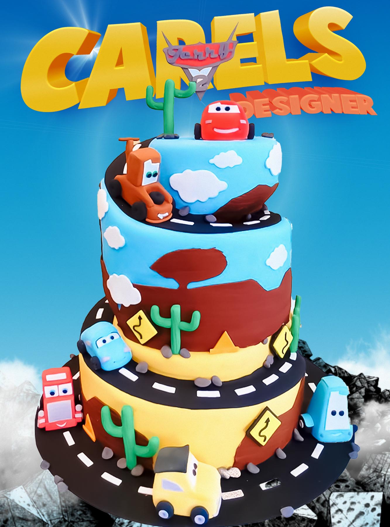 Pastel Cars, pasteles para niños