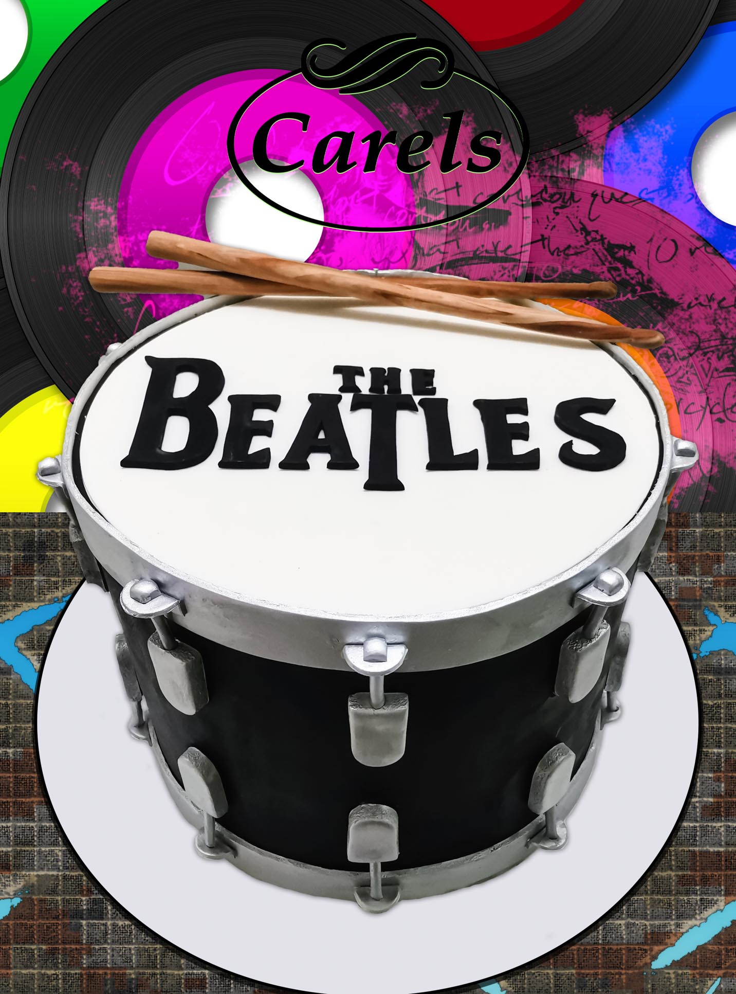 Pastel Beatles,
PASTEL Cumpleaños,
Carels