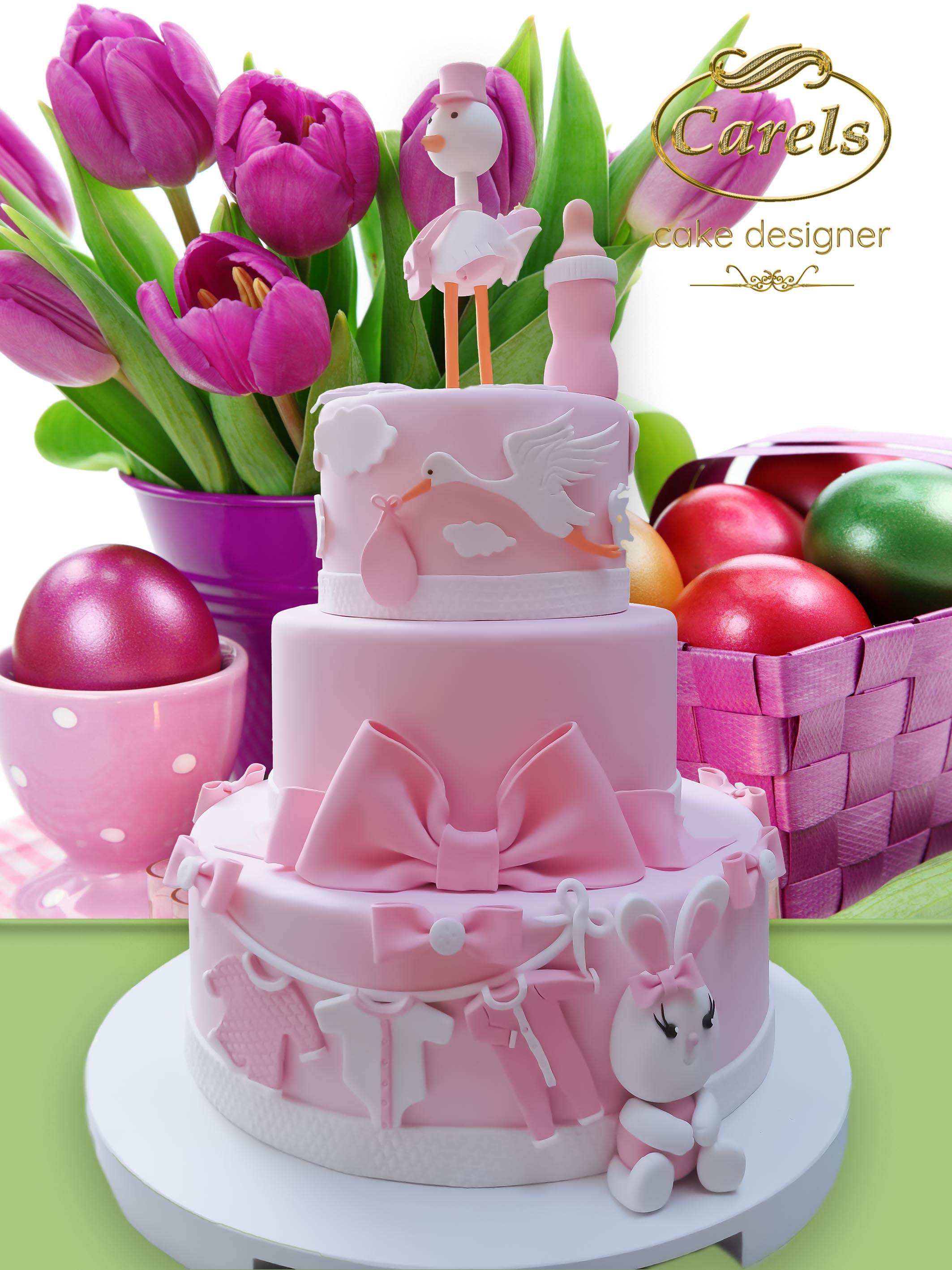 Pastel Baby Shower,
Pastel cigüeña,
Baby Shoer Cake,
Carels