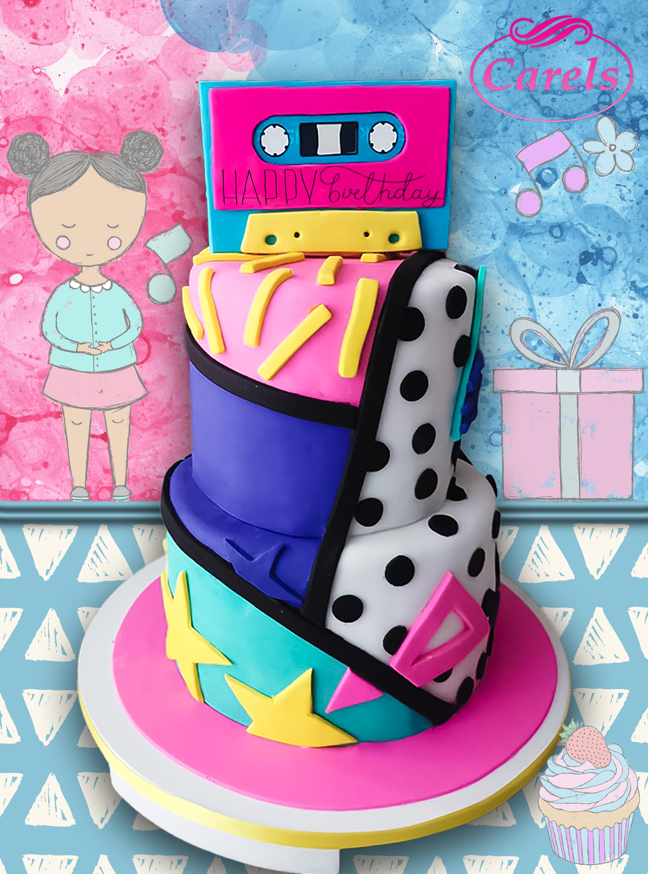 Pastel para niños,
Kids cakes,
Pastel fiestas infantiles
Carels