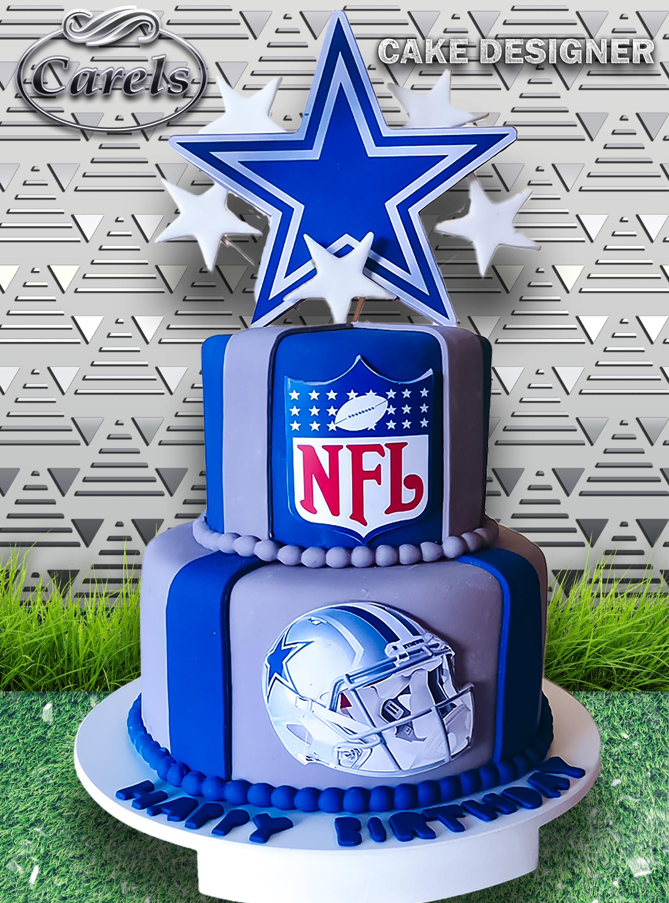 Pastel Dallas cowboys,
Pastel Aniversario,
Pastel cumpleaños,
Pastel para festajar en la oficina,
Carels