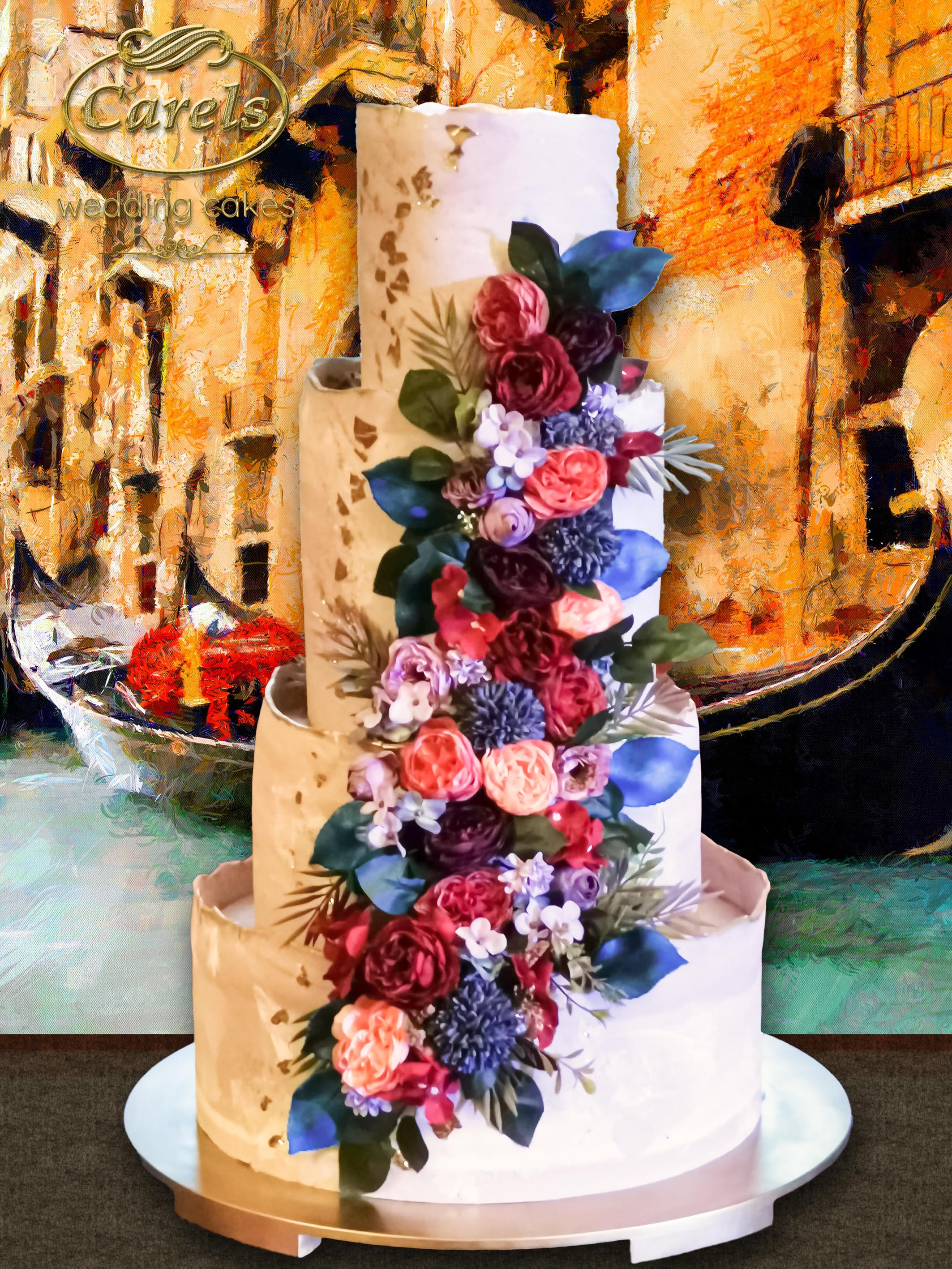 Pastel boda,
Pastel boda con flores,
Pastel boda con pisos Falsos,
Carels