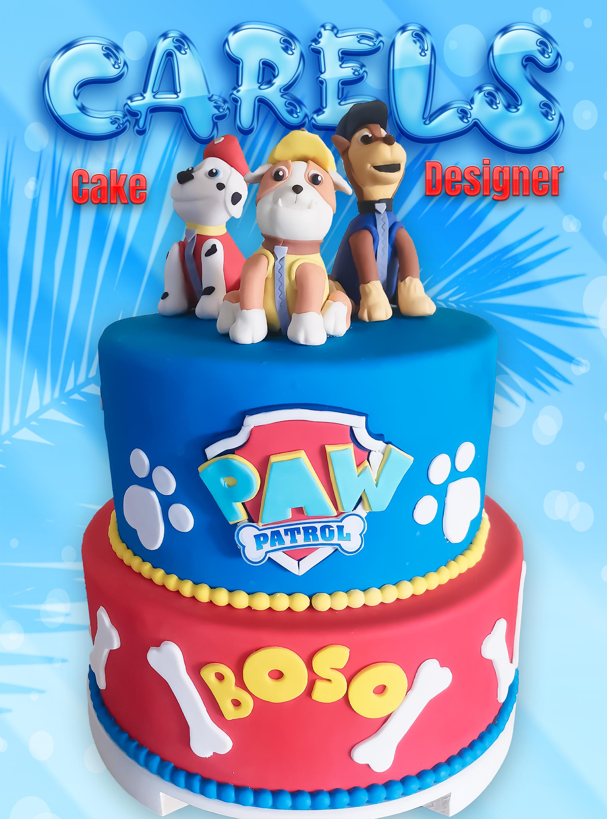 Pasteles para festejar mascotas,
Pets cakes,
Pastel Paw Patrol,
Carels.