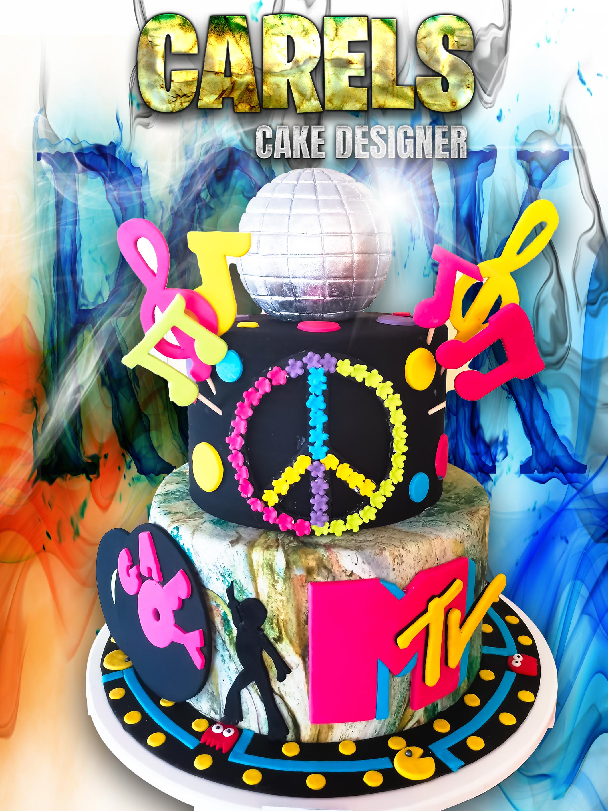 Pasteles para 15 años
Pastek MTV,
Carels